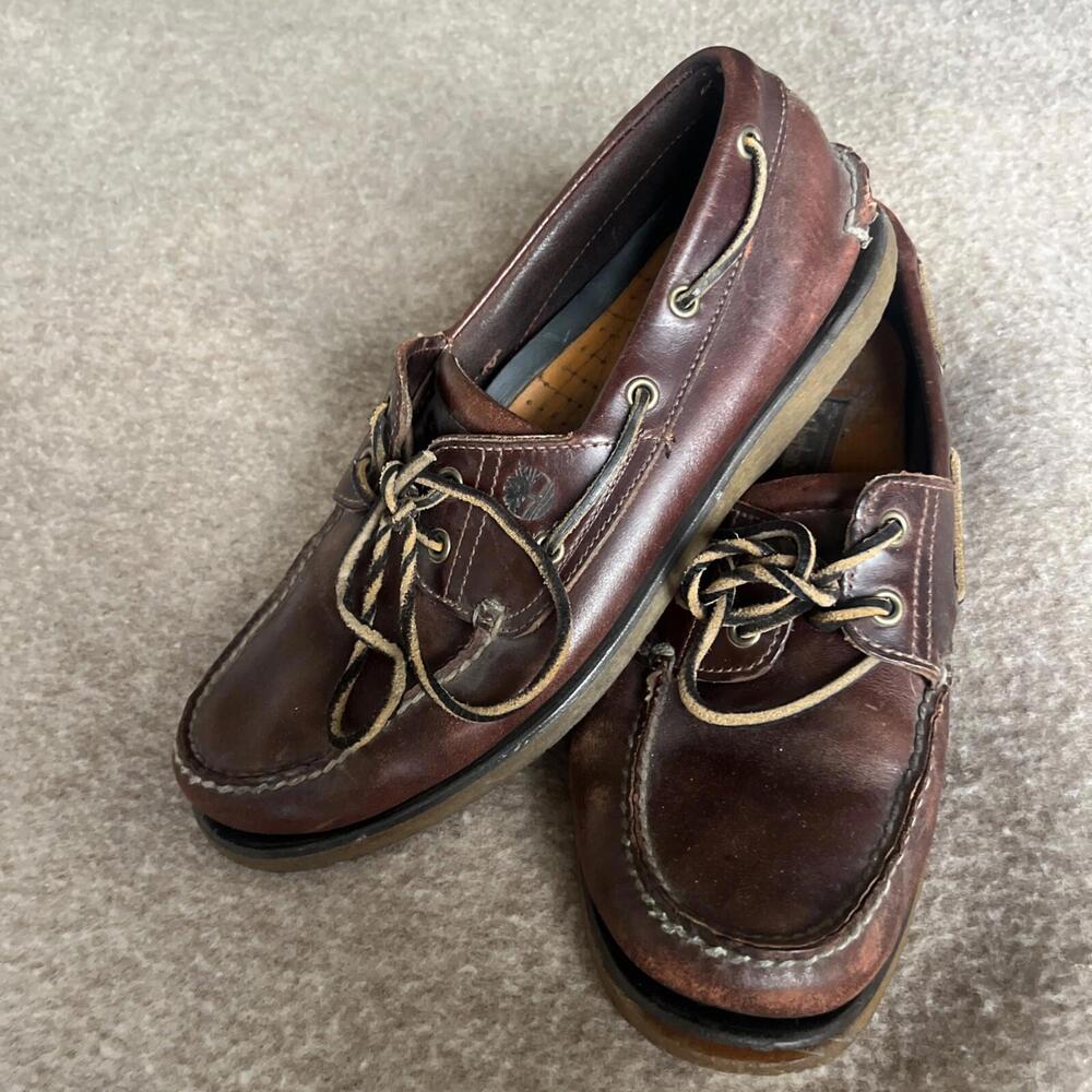 Timberland Men's 2 Eye Leather Boat Shoes